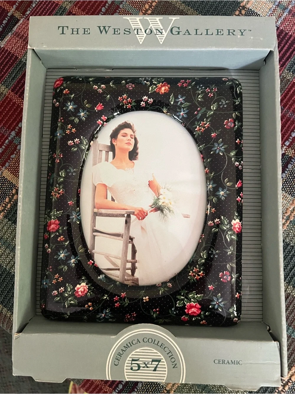 Vintage WESTON GALLERY porcelain ceramic photo gram